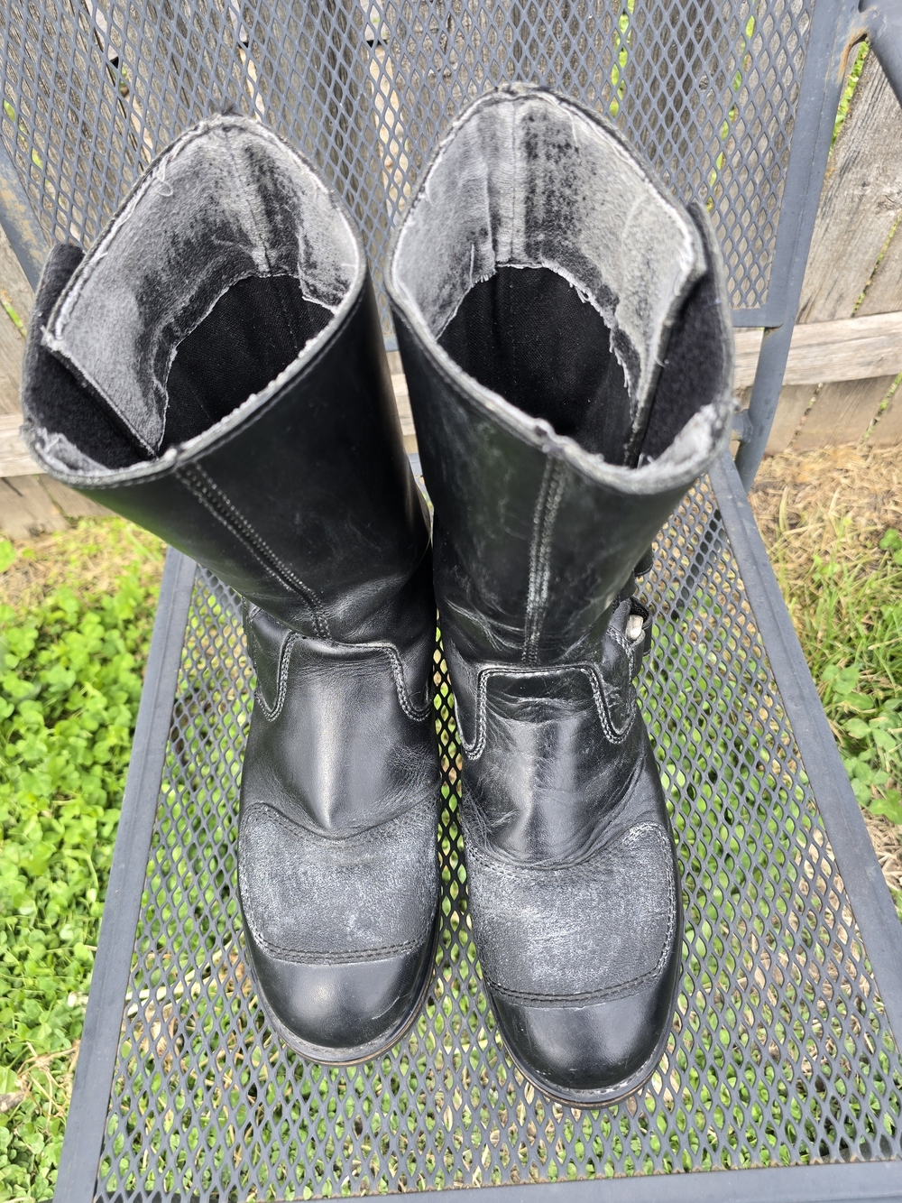 Harley-Davidson Black Leather Engineer/Biker Boots - Picture 8 of 9